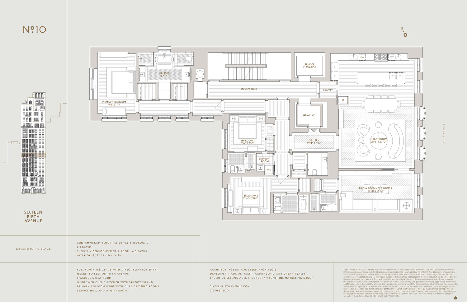 16 Fifth Avenue 10 Greenwich Village New York NY 10011