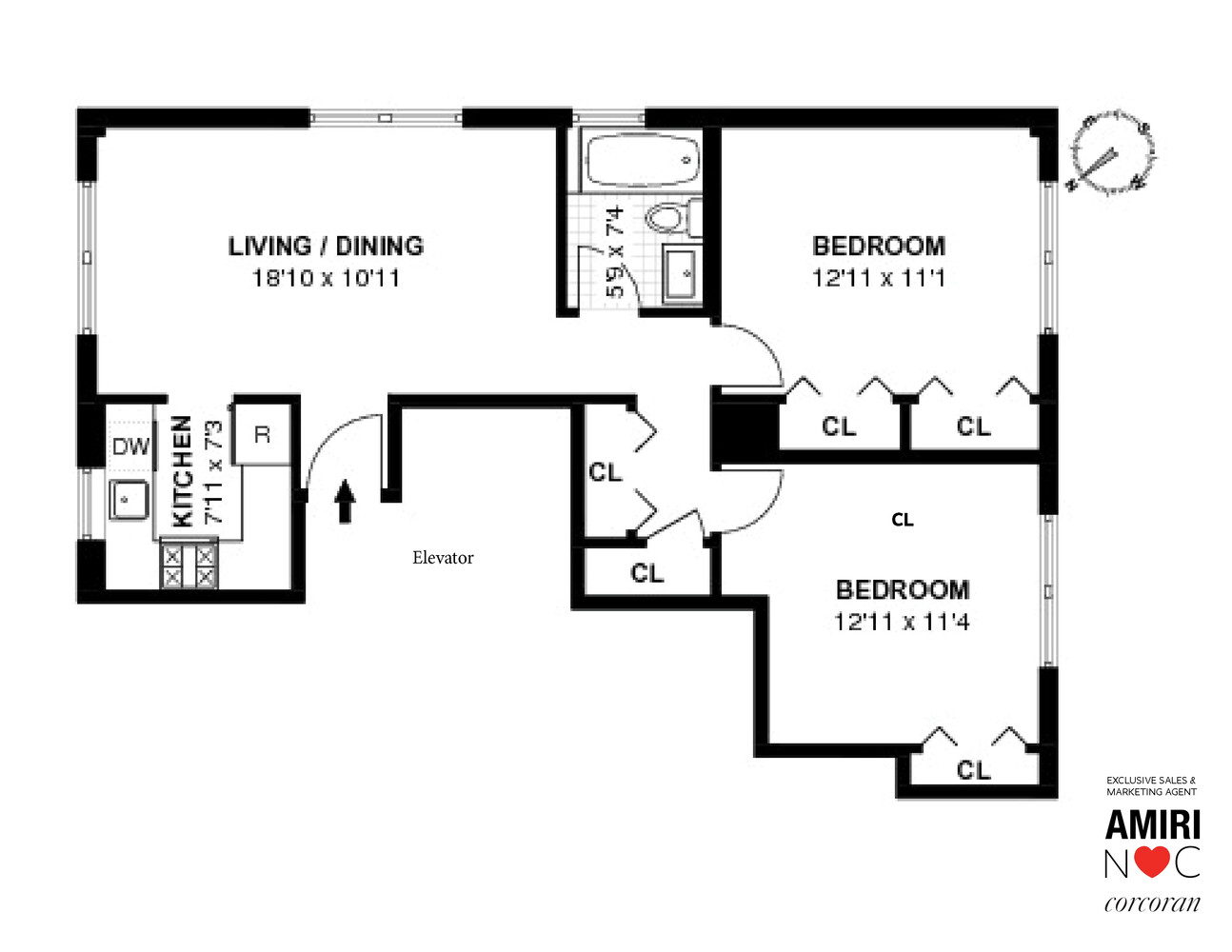 158 Sackett Street 4A Columbia Street Waterfront Dist. Brooklyn NY 11231