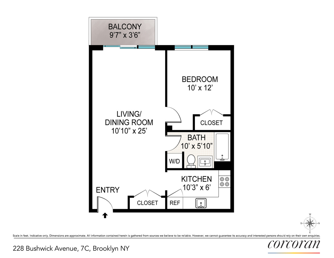 228 Bushwick Avenue 7C East Williamsburg Brooklyn NY 11206