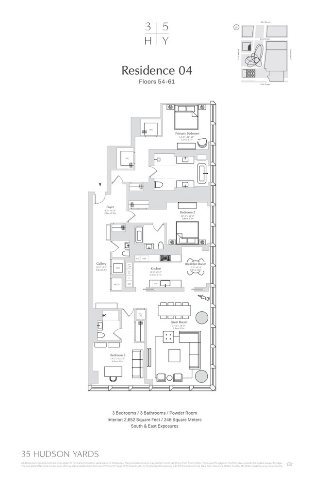 35 Hudson Yards 5604 Hudson Yards New York NY 10001