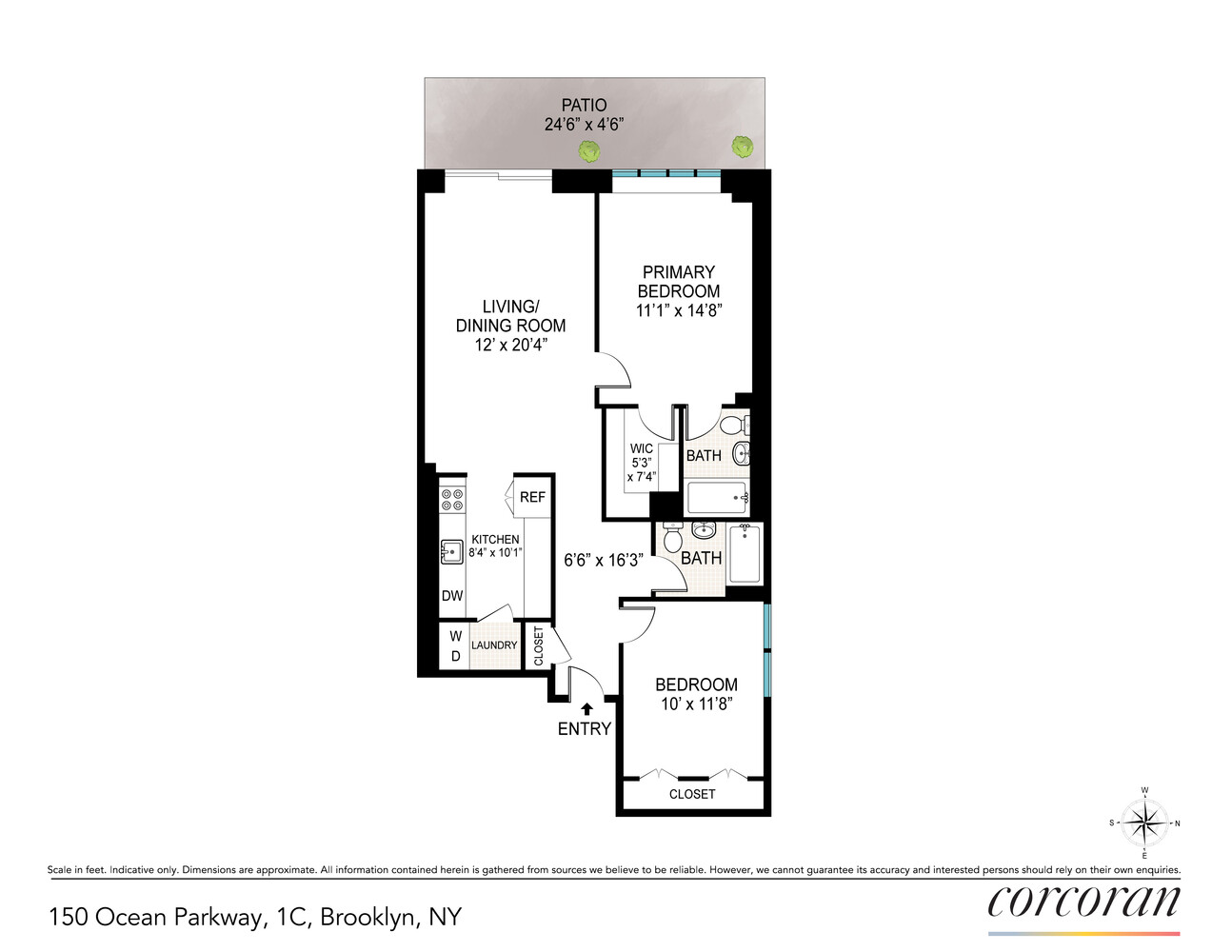 150 Ocean Parkway 1C Kensington Brooklyn NY 11218