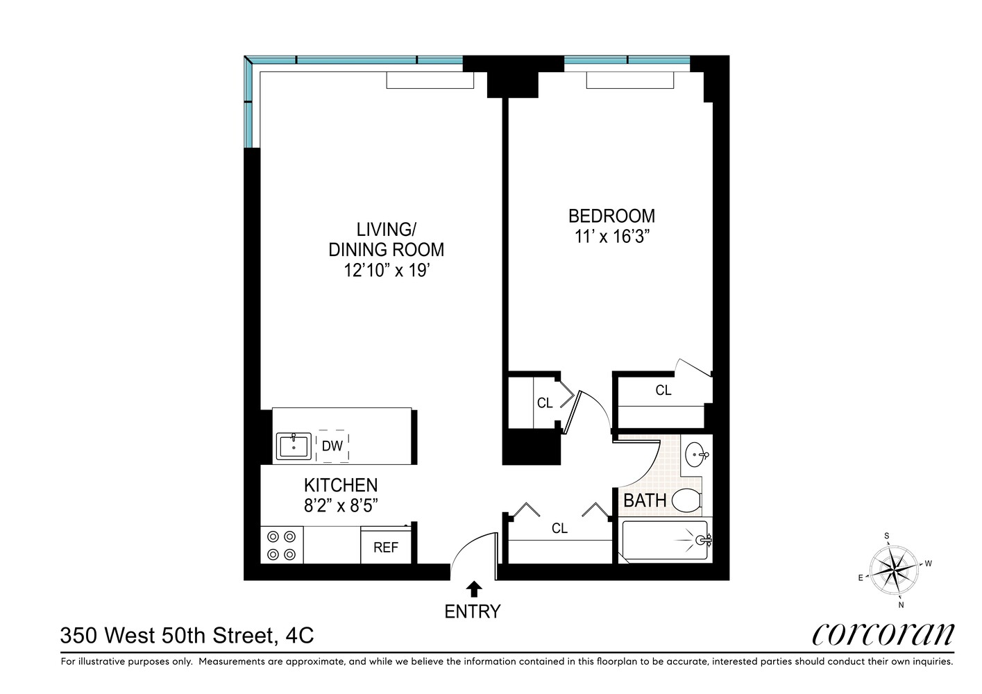 350 West 50th Street 4C Clinton New York NY 10019