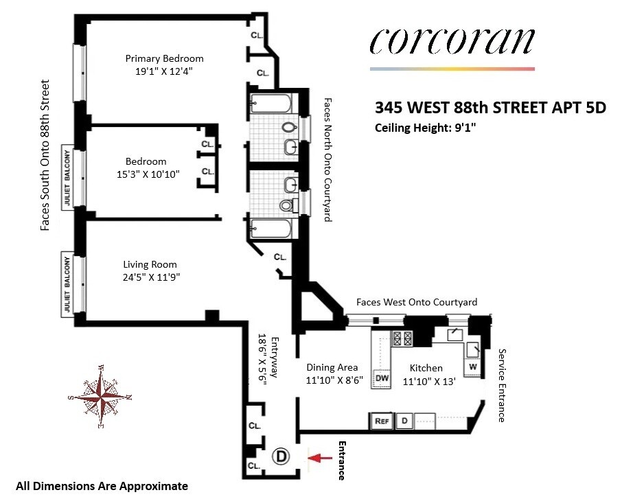 345 West 88th Street Upper West Side New York NY 10024