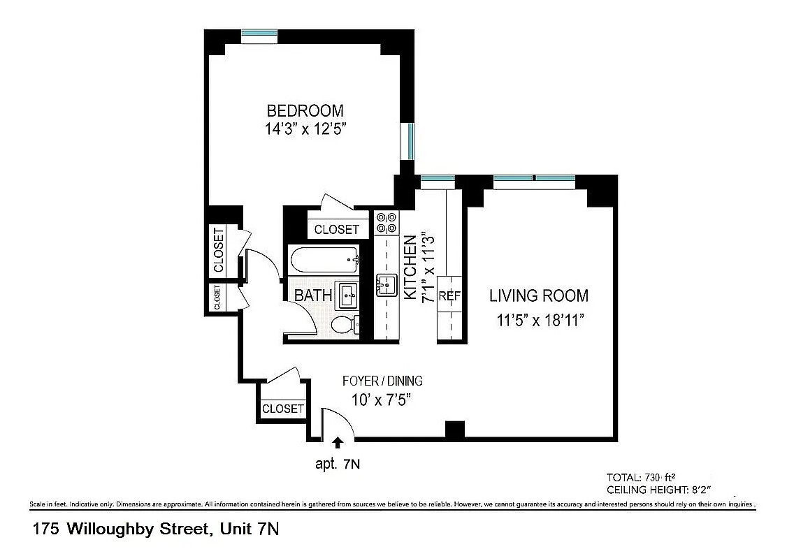 175 Willoughby Street 7N Downtown Brooklyn NY 11201