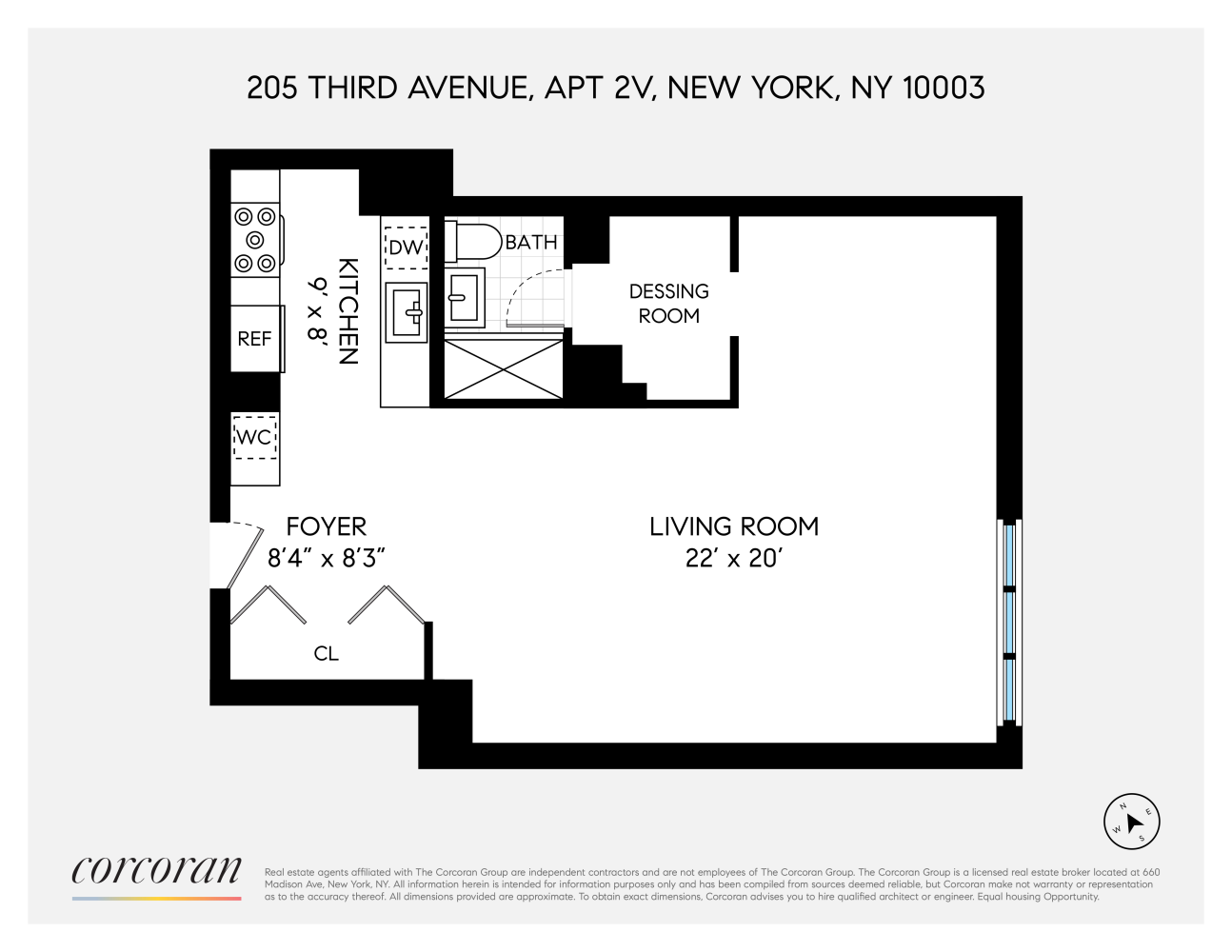 205 Third Avenue 2V Gramercy Park New York NY 10003