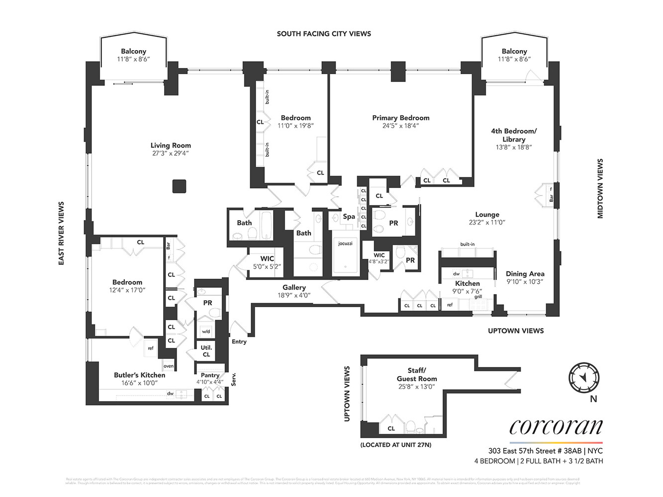 303 East 57th Street 38AB/27N Sutton Place New York NY 10022