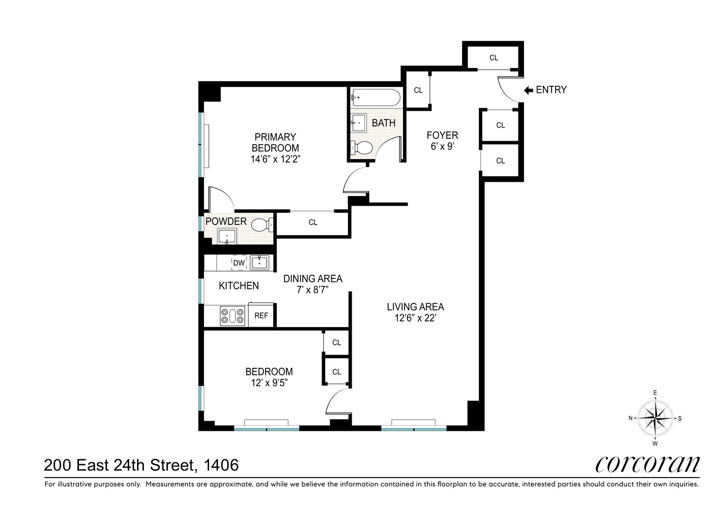 200 East 24th Street 1406 Kips Bay New York NY 10010