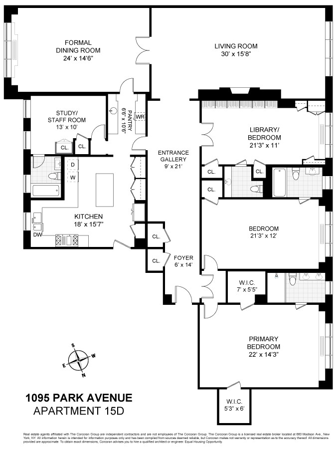 1095 Park Avenue 15D Carnegie Hill New York NY 10128