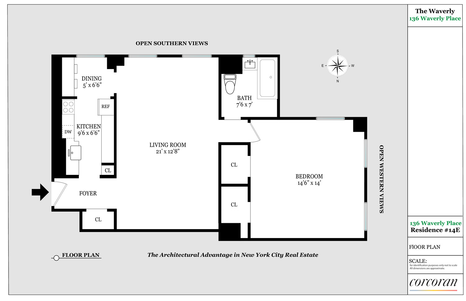 136 Waverly Place 14E Greenwich Village New York NY 10014