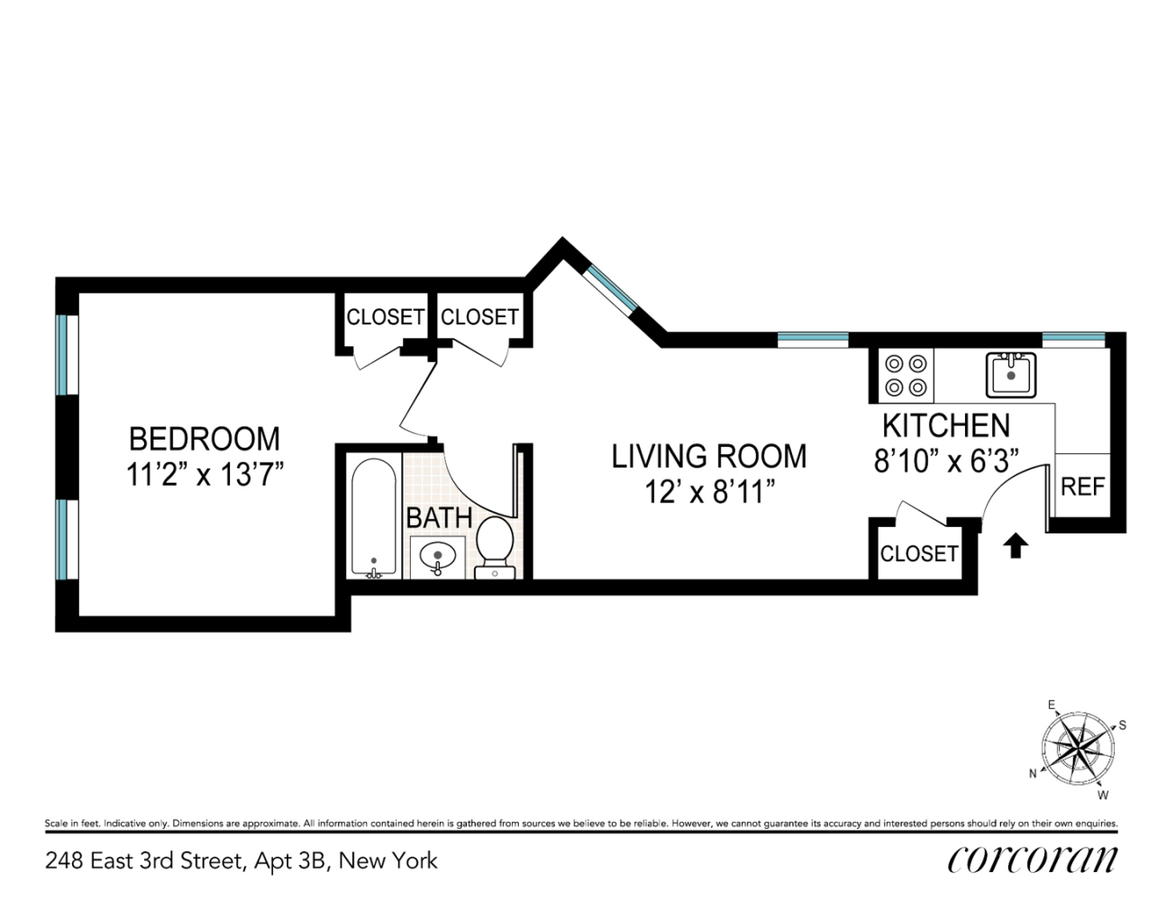 248 East 3rd Street E. Greenwich Village New York NY 10009
