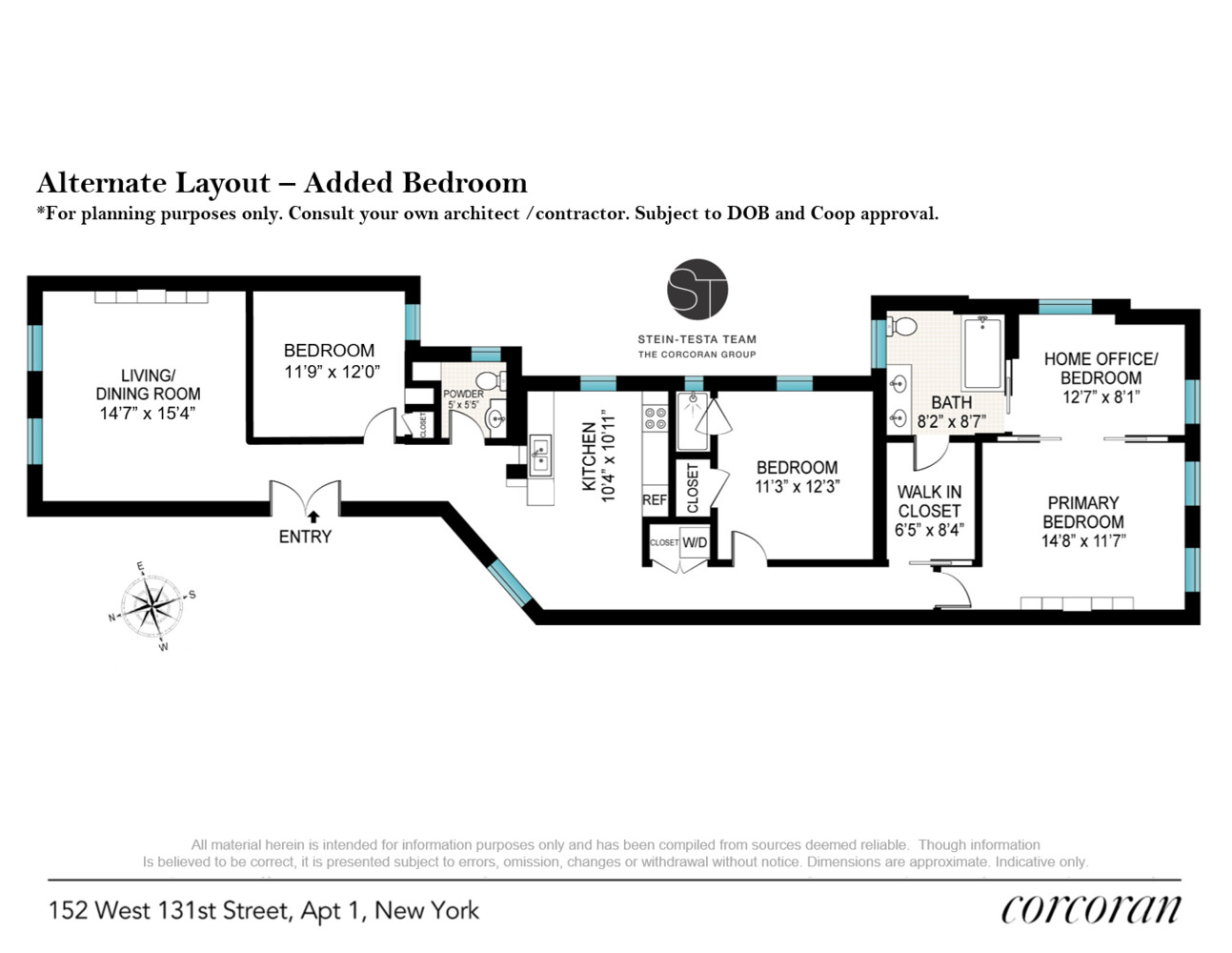 152 West 131st Street 1 West Harlem New York NY 10027